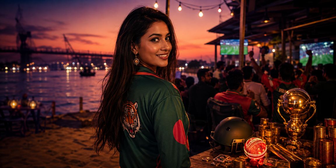 খুলনা সমুদ্র সৈকতে ক্রিকেট বেটিং করার দৃশ্য